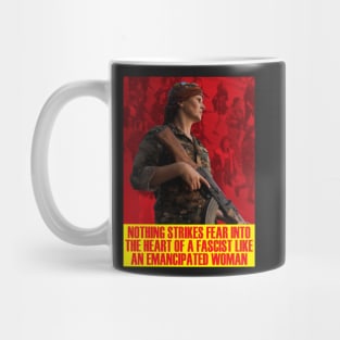 Rojava Kurdish YPJ Mug